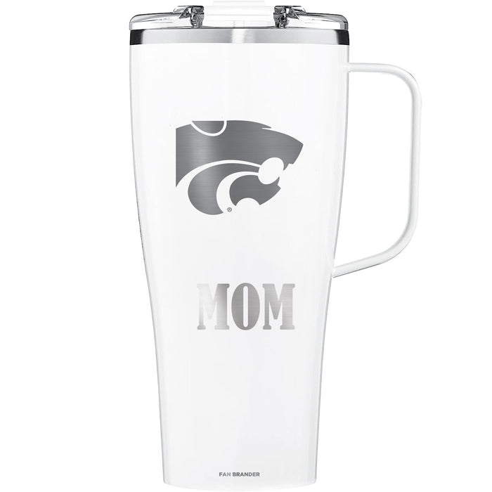 BruMate Toddy XL 32oz Tumbler with Kansas State Wildcats Mom Primary Logo