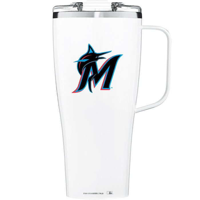 BruMate Toddy XL 32oz Tumbler with Miami Marlins Secondary Logo