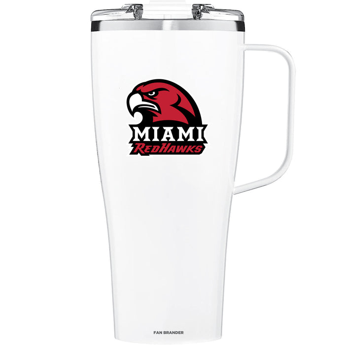 BruMate Toddy XL 32oz Tumbler with Miami University RedHawks Secondary Logo