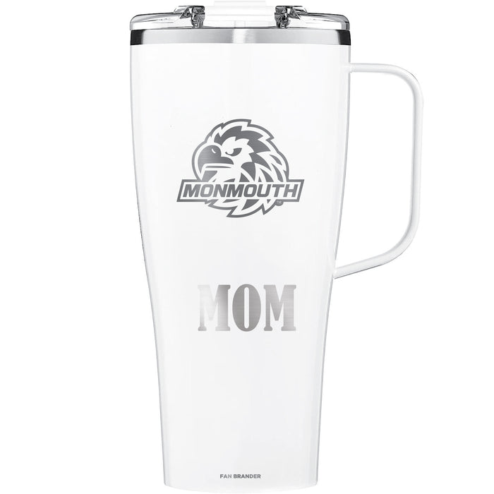BruMate Toddy XL 32oz Tumbler with Monmouth Hawks Mom Primary Logo