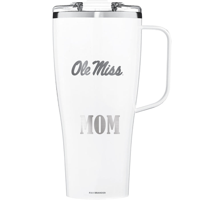 BruMate Toddy XL 32oz Tumbler with Mississippi Ole Miss Mom Primary Logo