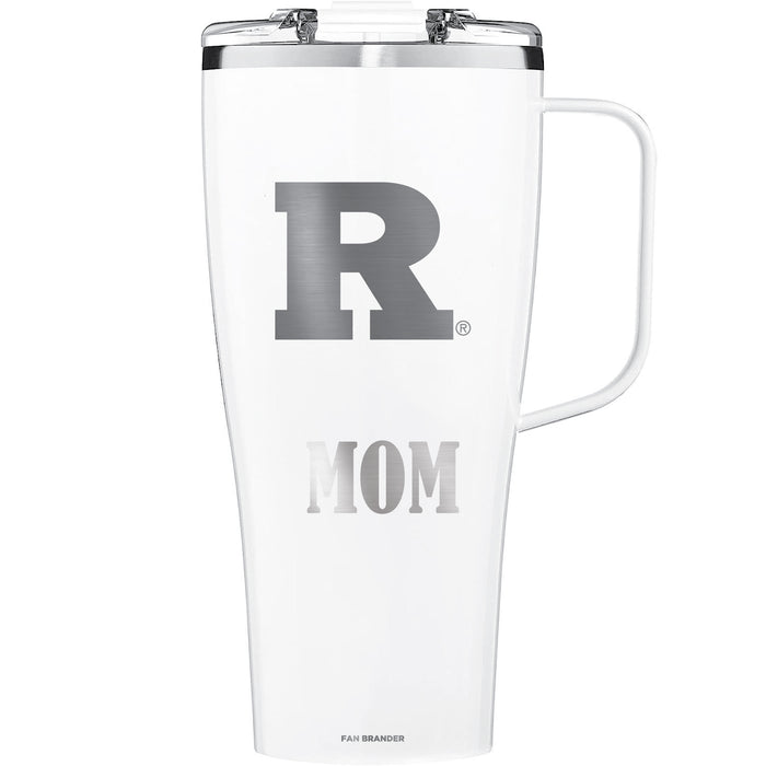 BruMate Toddy XL 32oz Tumbler with Rutgers Scarlet Knights Mom Primary Logo