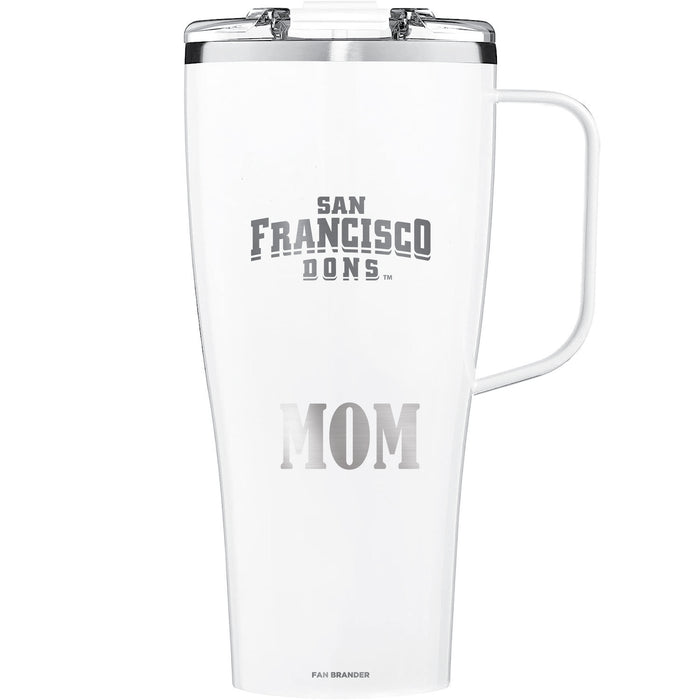 BruMate Toddy XL 32oz Tumbler with San Francisco Dons Mom Primary Logo