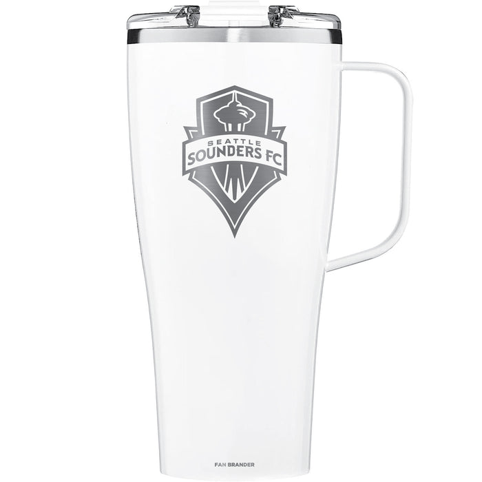 BruMate Toddy XL 32oz Tumbler with Seatle Sounders Primary Logo
