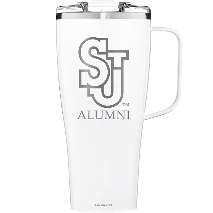 BruMate Toddy XL 32oz Tumbler with St. John's Red Storm Alumni Primary Logo