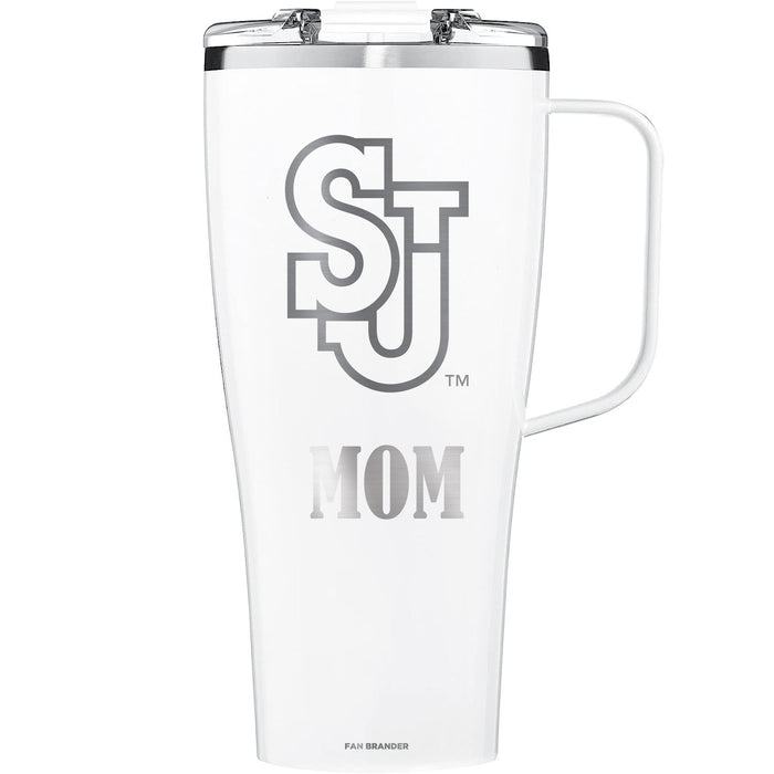 BruMate Toddy XL 32oz Tumbler with St. John's Red Storm Mom Primary Logo