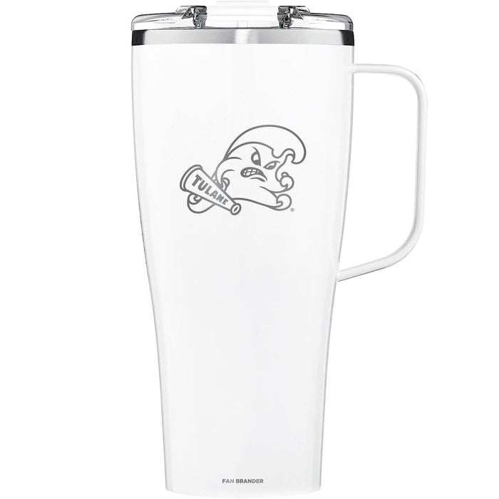 BruMate Toddy XL 32oz Tumbler with Tulane Green Wave Primary Logo