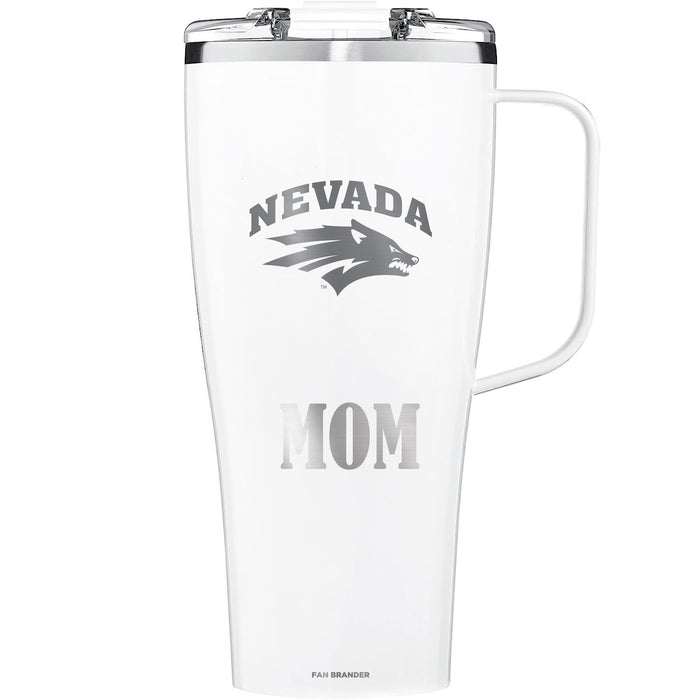 BruMate Toddy XL 32oz Tumbler with Nevada Wolf Pack Mom Primary Logo
