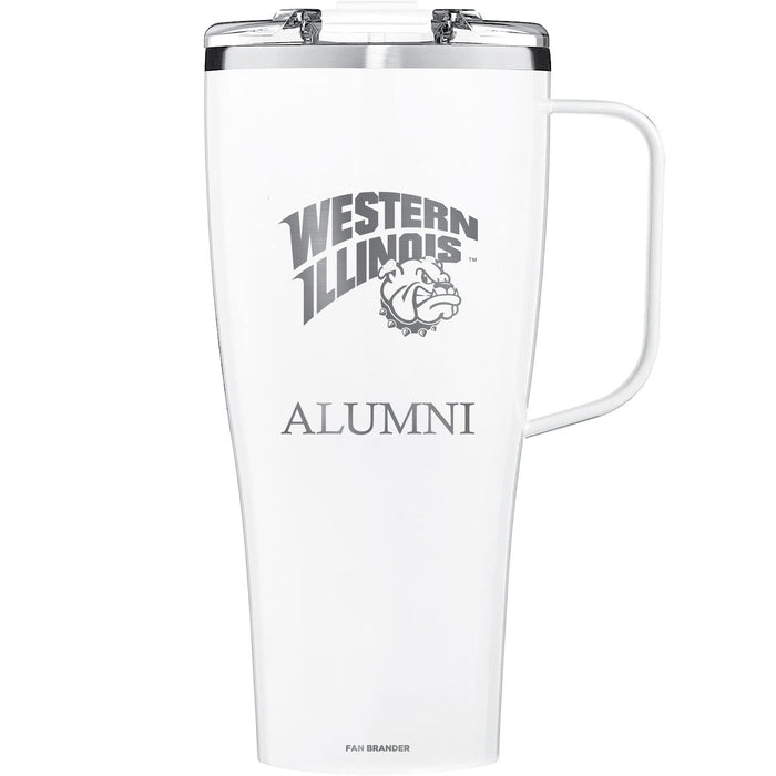 BruMate Toddy XL 32oz Tumbler with Western Illinois University Leathernecks Alumni Primary Logo