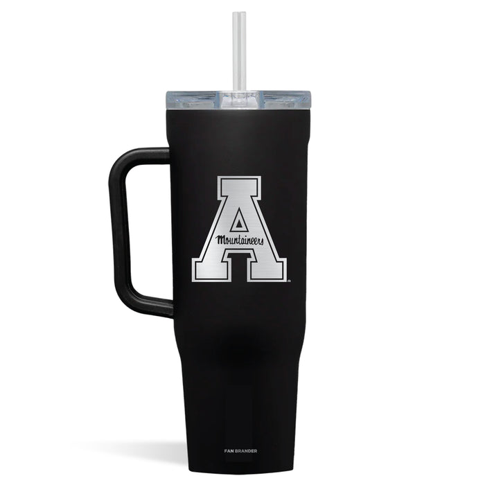 Corkcicle Cruiser 40oz Tumbler with Appalachian State Mountaineers Etched Primary Logo