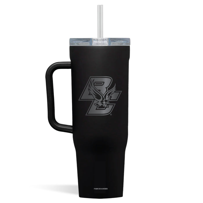 Corkcicle Cruiser 40oz Tumbler with Boston College Eagles Etched Primary Logo