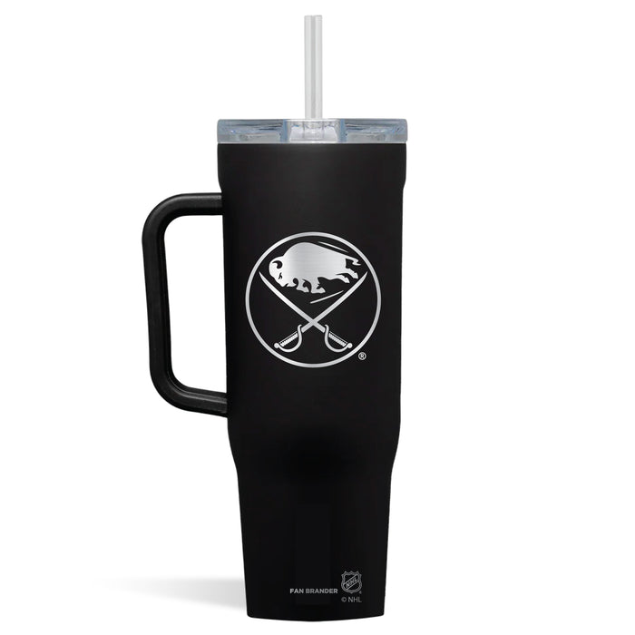 Corkcicle Cruiser 40oz Tumbler with Buffalo Sabres Etched Primary Logo