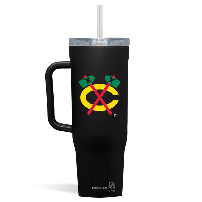 Corkcicle Cruiser 40oz Tumbler with Chicago Blackhawks Secondary Logo