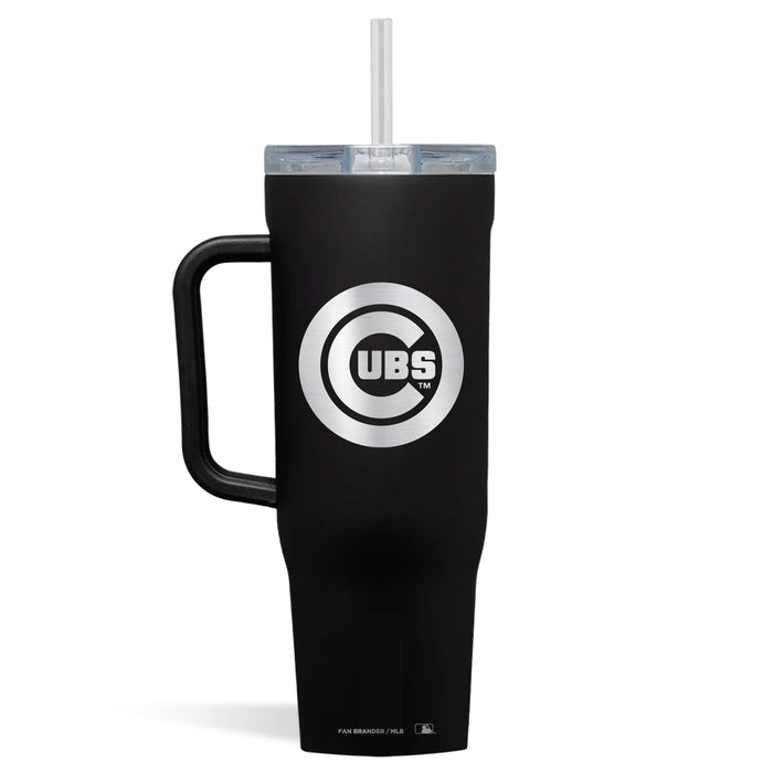 Corkcicle Cruiser 40oz Tumbler with Chicago Cubs Etched Primary Logo
