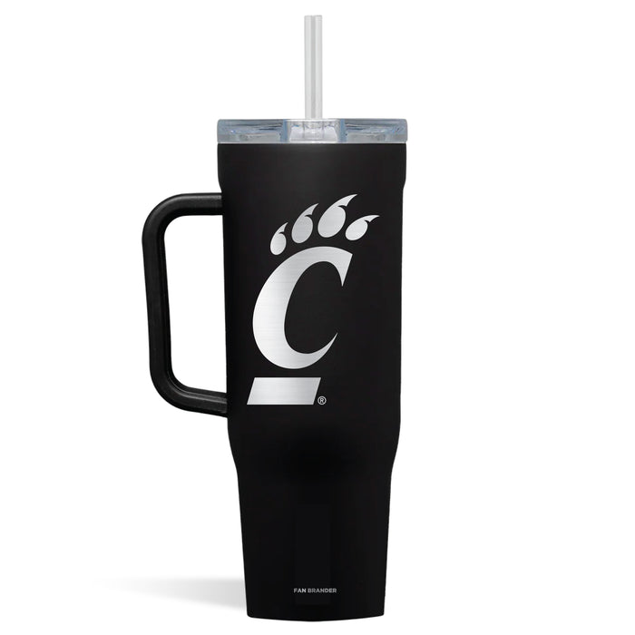 Corkcicle Cruiser 40oz Tumbler with Cincinnati Bearcats Etched Primary Logo