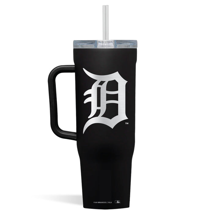 Corkcicle Cruiser 40oz Tumbler with Detroit Tigers Etched Primary Logo