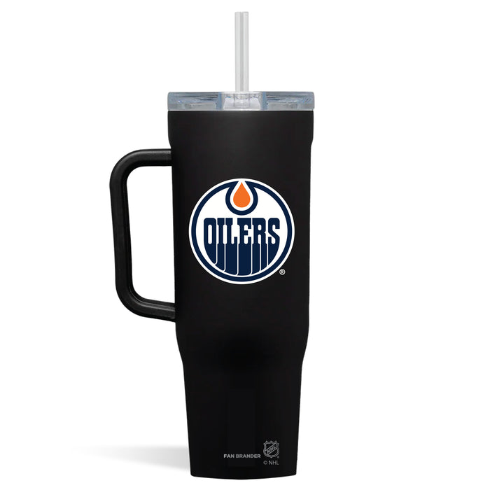 Corkcicle Cruiser 40oz Tumbler with Edmonton Oilers Primary Logo