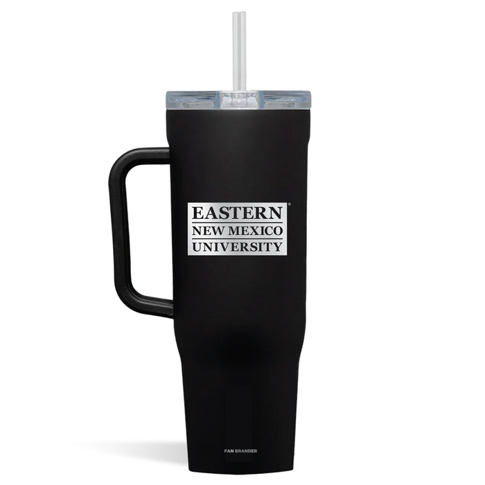 Corkcicle Cruiser 40oz Tumbler with Eastern New Mexico Greyhounds Etched Primary Logo