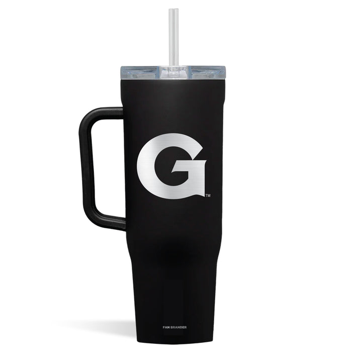 Corkcicle Cruiser 40oz Tumbler with Georgetown Hoyas Etched Primary Logo