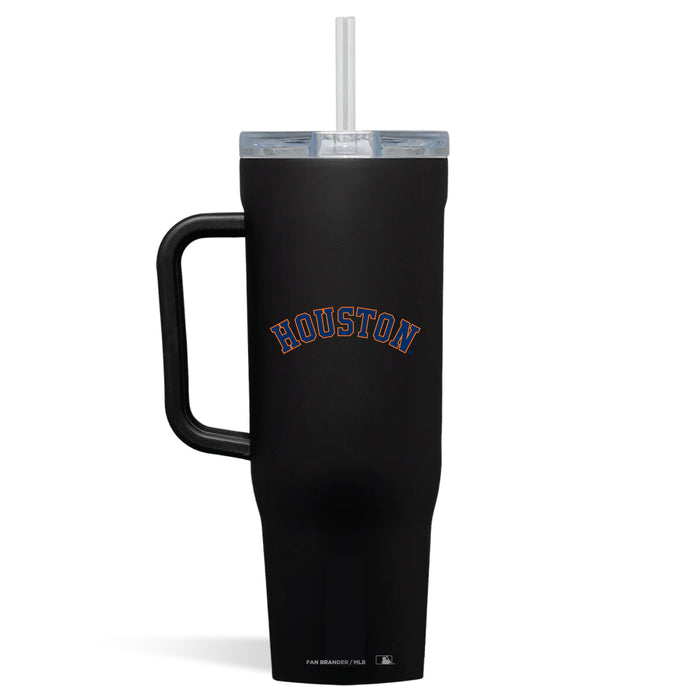 Corkcicle Cruiser 40oz Tumbler with Houston Astros Wordmark Logo