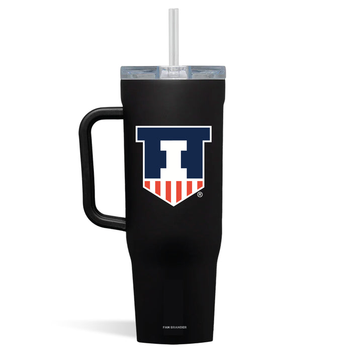 Corkcicle Cruiser 40oz Tumbler with Illinois Fighting Illini Secondary Logo