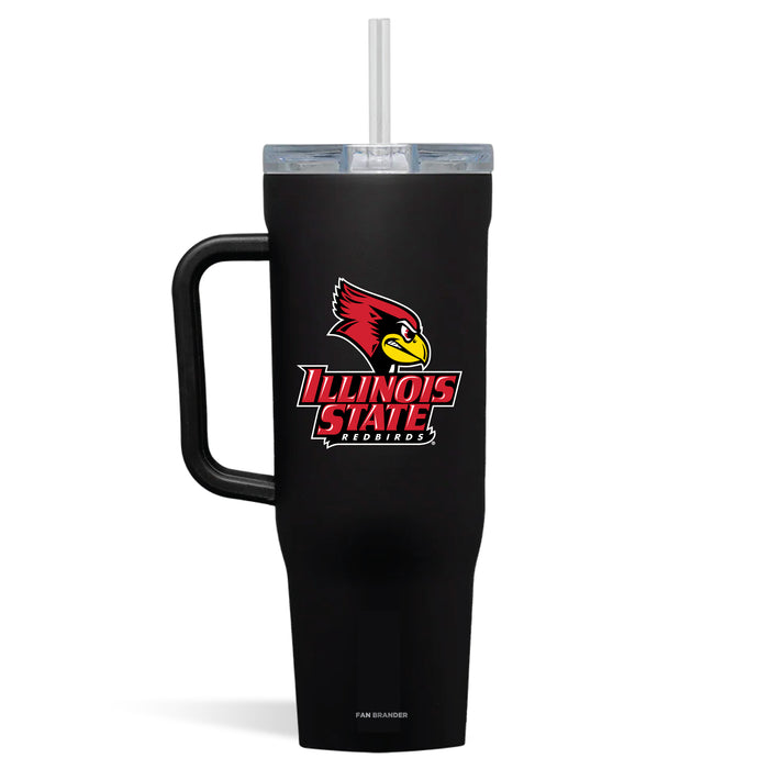 Corkcicle Cruiser 40oz Tumbler with Illinois State Redbirds Secondary Logo