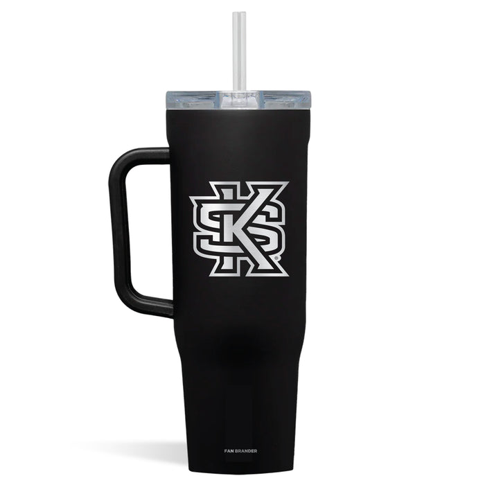 Corkcicle Cruiser 40oz Tumbler with Kennesaw State Owls Etched Primary Logo