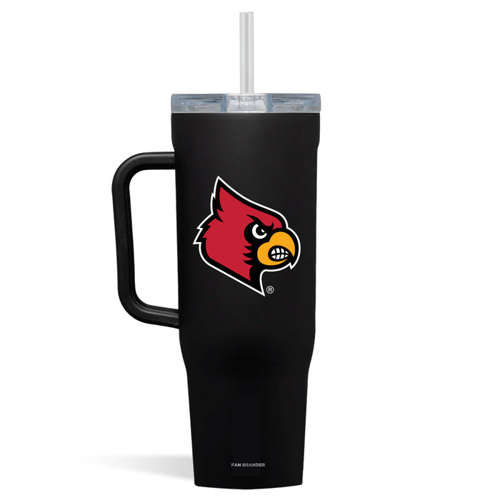 Corkcicle Cruiser 40oz Tumbler with Louisville Cardinals Primary Logo