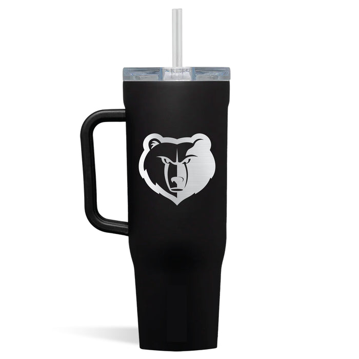 Corkcicle Cruiser 40oz Tumbler with Memphis Grizzlies Etched Primary Logo