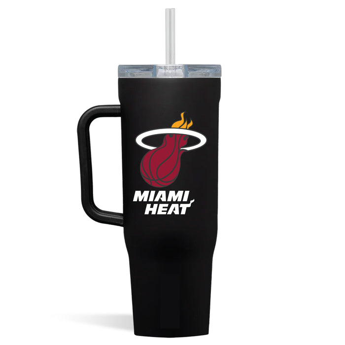 Corkcicle Cruiser 40oz Tumbler with Miami Heat Primary Logo