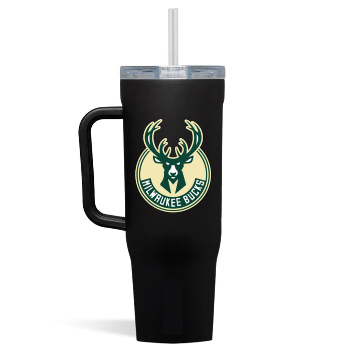 Corkcicle Cruiser 40oz Tumbler with Milwaukee Bucks Primary Logo