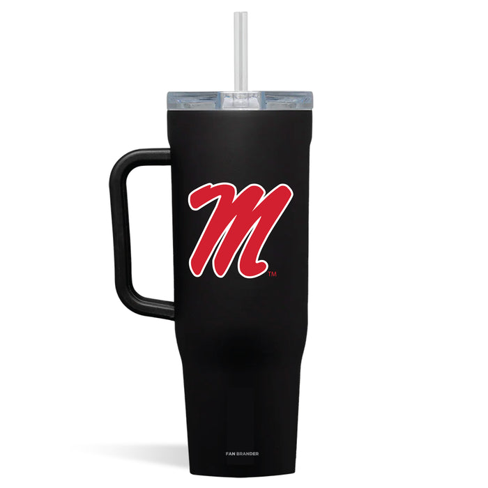Corkcicle Cruiser 40oz Tumbler with Mississippi Ole Miss Secondary Logo