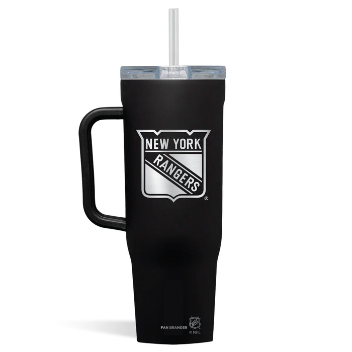 Corkcicle Cruiser 40oz Tumbler with New York Rangers Etched Primary Logo