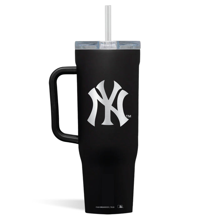 Corkcicle Cruiser 40oz Tumbler with New York Yankees Etched Primary Logo