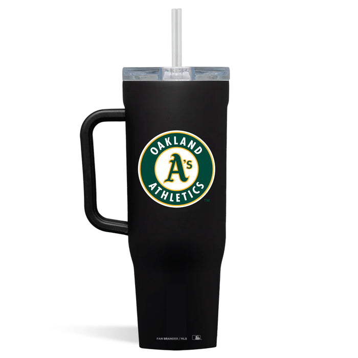 Corkcicle Cruiser 40oz Tumbler with Oakland Athletics Secondary Logo