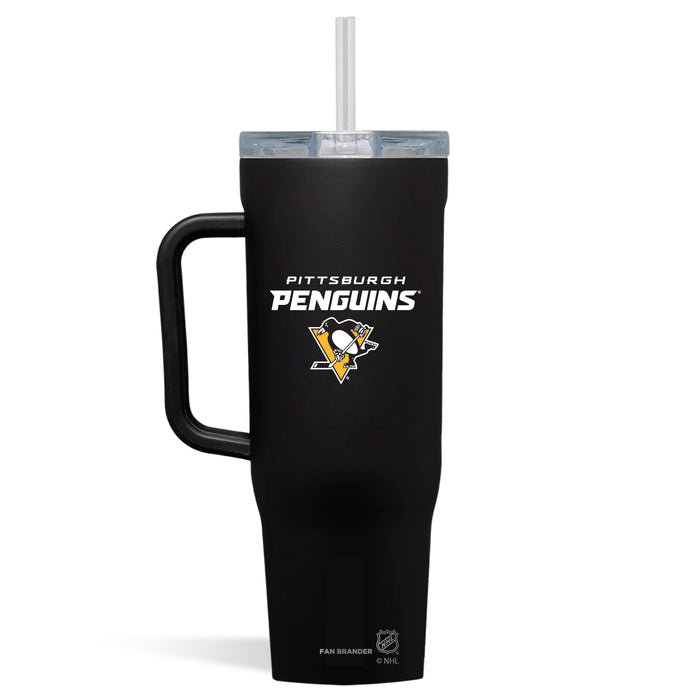 Corkcicle Cruiser 40oz Tumbler with Pittsburgh Penguins Secondary Logo