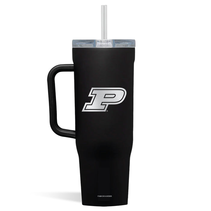 Corkcicle Cruiser 40oz Tumbler with Purdue Boilermakers Etched Primary Logo