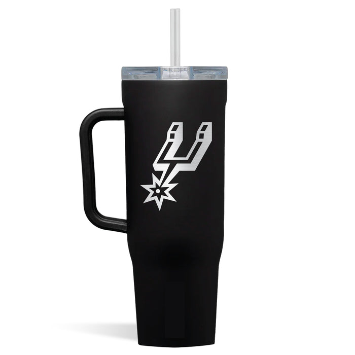 Corkcicle Cruiser 40oz Tumbler with San Antonio Spurs Etched Primary Logo