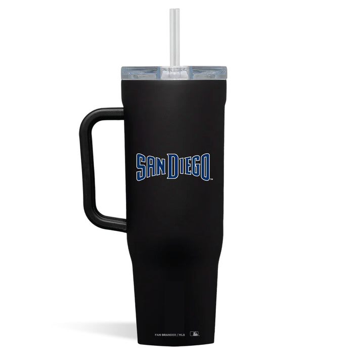 Corkcicle Cruiser 40oz Tumbler with San Diego Padres Wordmark Logo