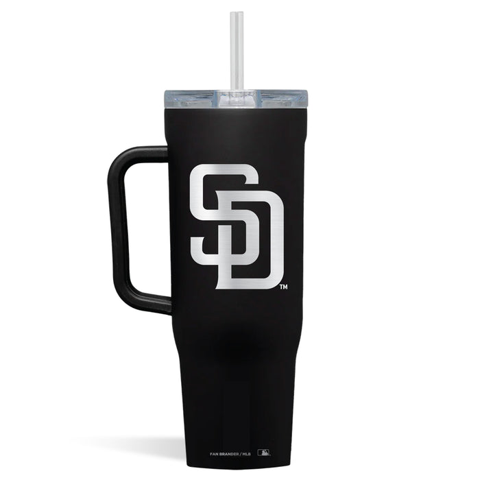Corkcicle Cruiser 40oz Tumbler with San Diego Padres Etched Primary Logo