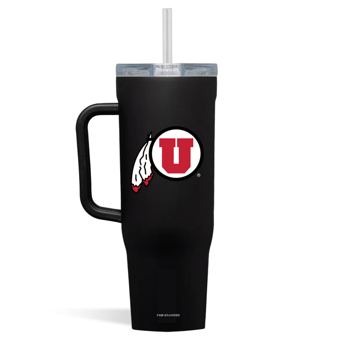 Corkcicle Cruiser 40oz Tumbler with Utah Utes Primary Logo