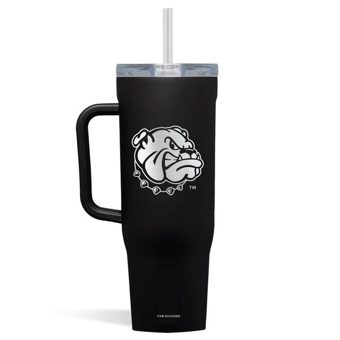 Corkcicle Cruiser 40oz Tumbler with Western Illinois University Leathernecks Etched Primary Logo