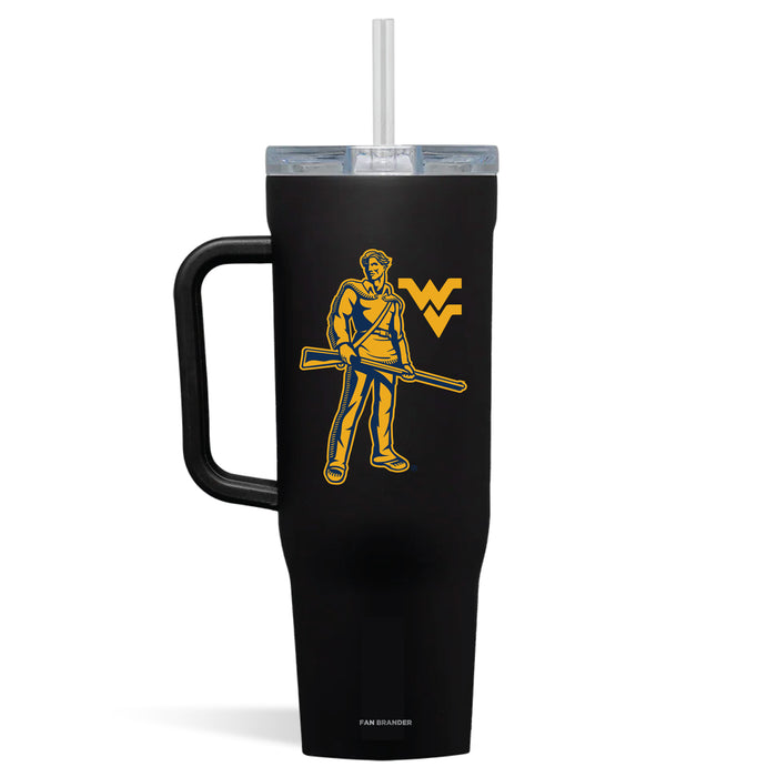 Corkcicle Cruiser 40oz Tumbler with West Virginia Mountaineers Secondary Logo