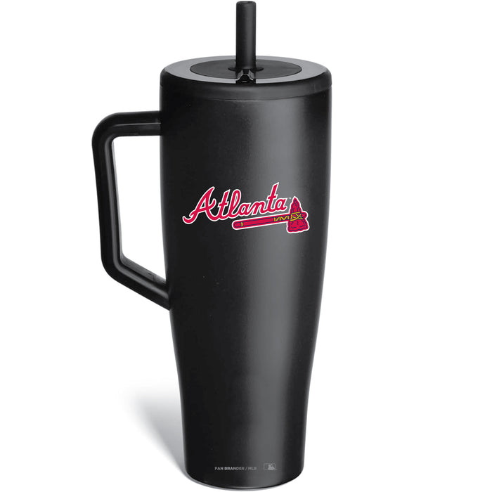 BruMate Era Tumbler with Atlanta Braves Workmark Logo