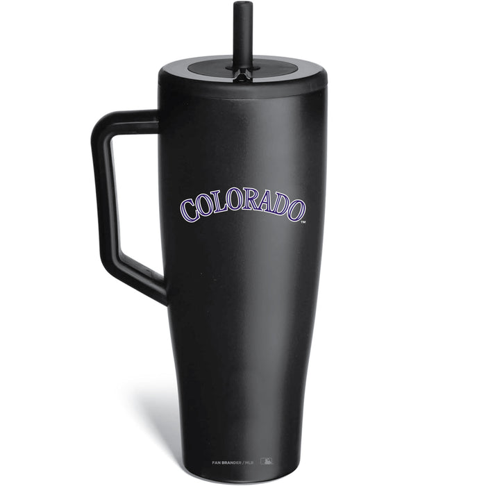 BruMate Era Tumbler with Colorado Rockies Workmark Logo