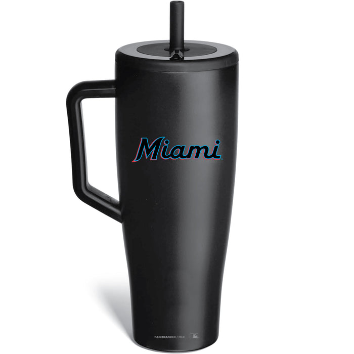 BruMate Era Tumbler with Miami Marlins Workmark Logo