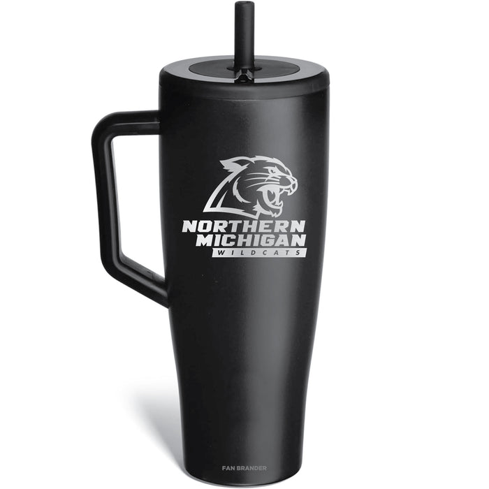 BruMate Era Tumbler with Northern Michigan University Wildcats Etched Primary Logo