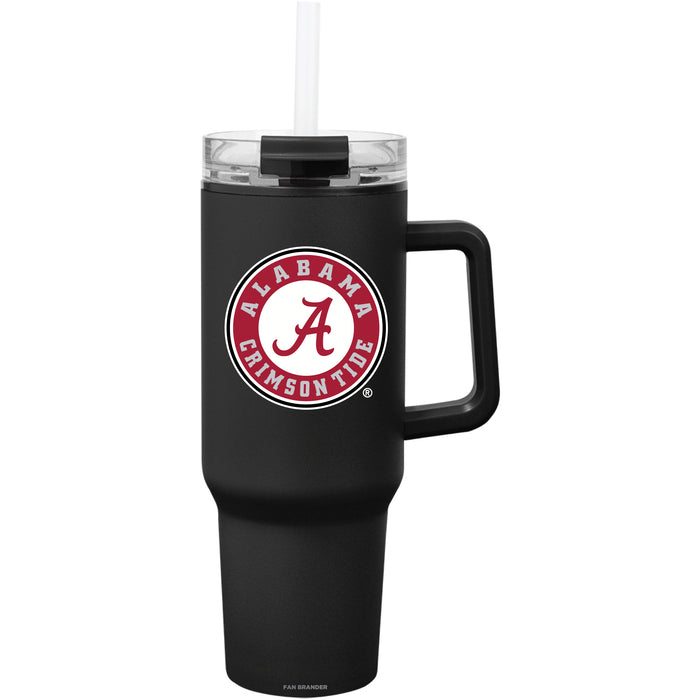 Fan Brander Quest Series 40oz Tumbler with Alabama Crimson Tide Primary Logo