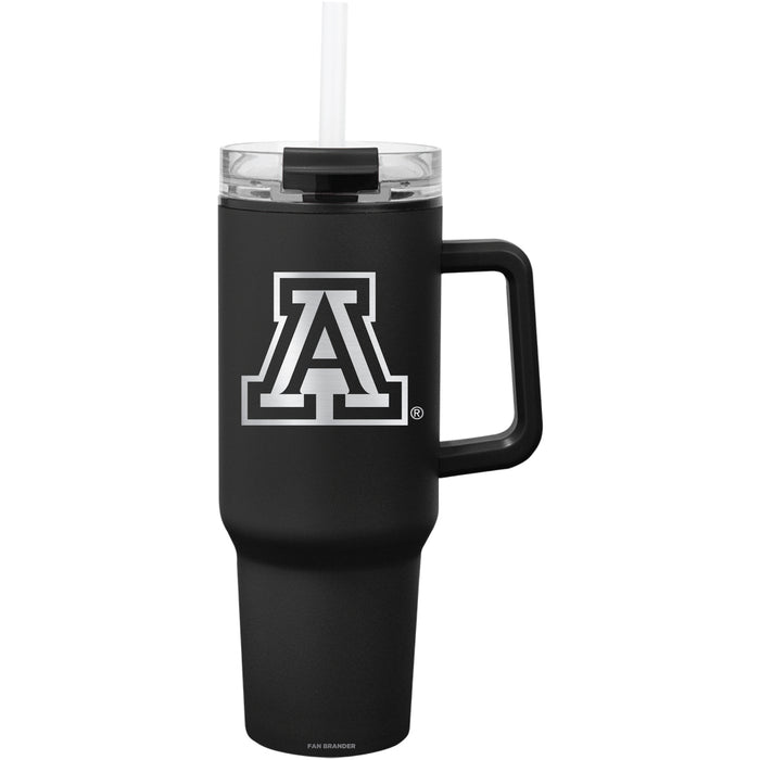 Fan Brander Quest Series 40oz Tumbler with Arizona Wildcats Etched Primary Logo