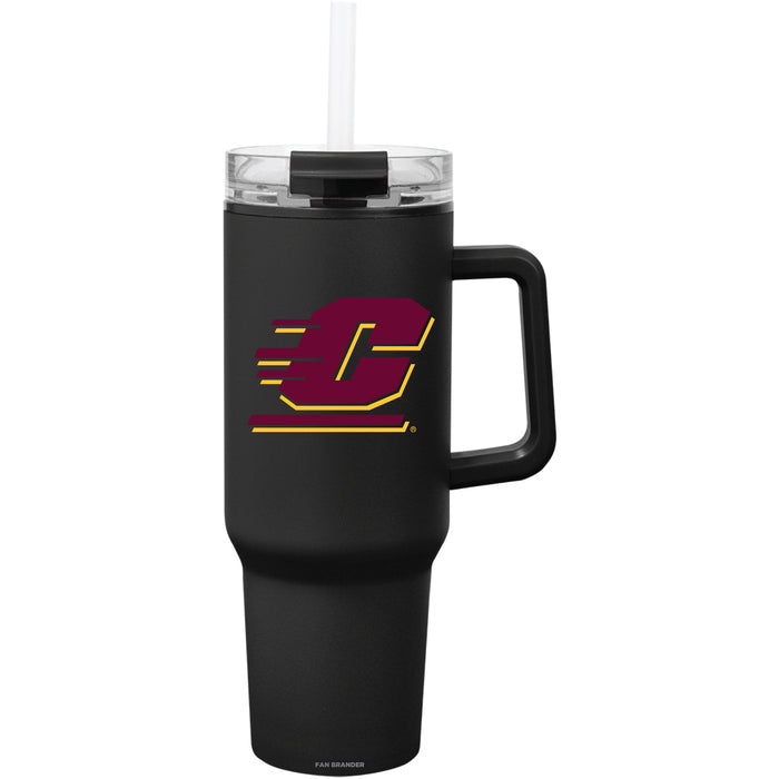 Fan Brander Quest Series 40oz Tumbler with Central Michigan Chippewas Primary Logo